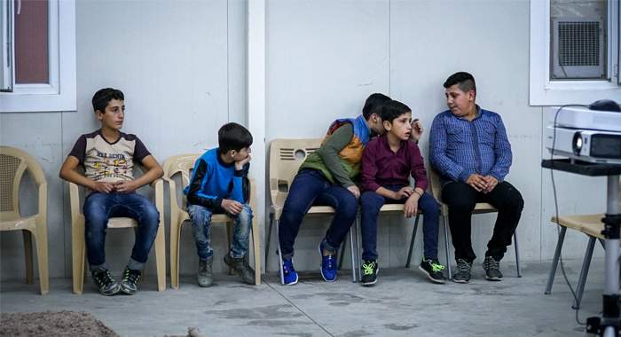 Screening of Henry V for refugees in Kurdistan Region, Iraq.
Image credit: Yad Deen