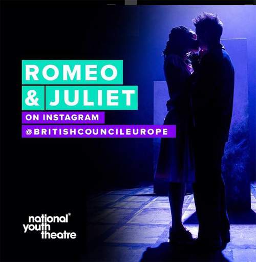 Romeo and Juliet promotional still. Follow the story on Instagram.Image credit: National Youth Theatre